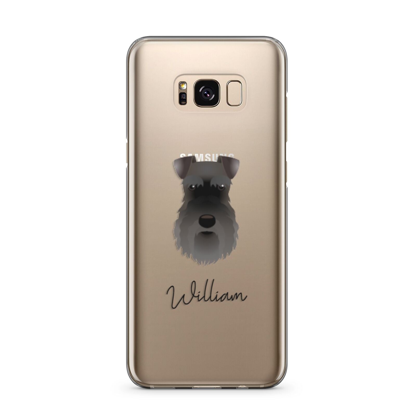 Schnauzer Personalised Samsung Galaxy S8 Plus Case