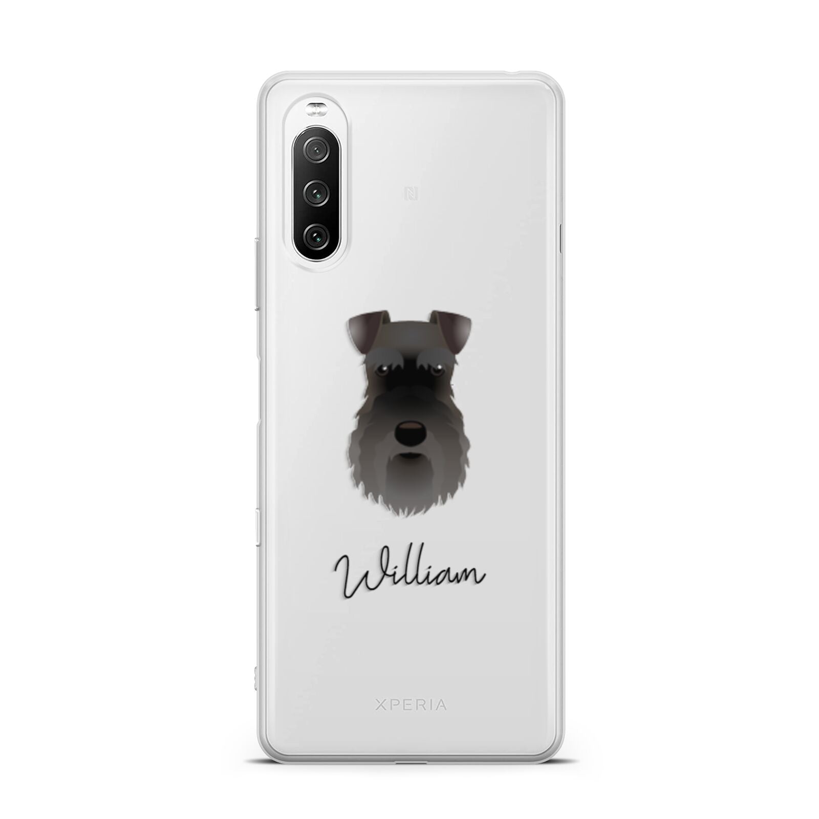 Schnauzer Personalised Sony Xperia 10 III Case