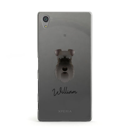 Schnauzer Personalised Sony Xperia Case