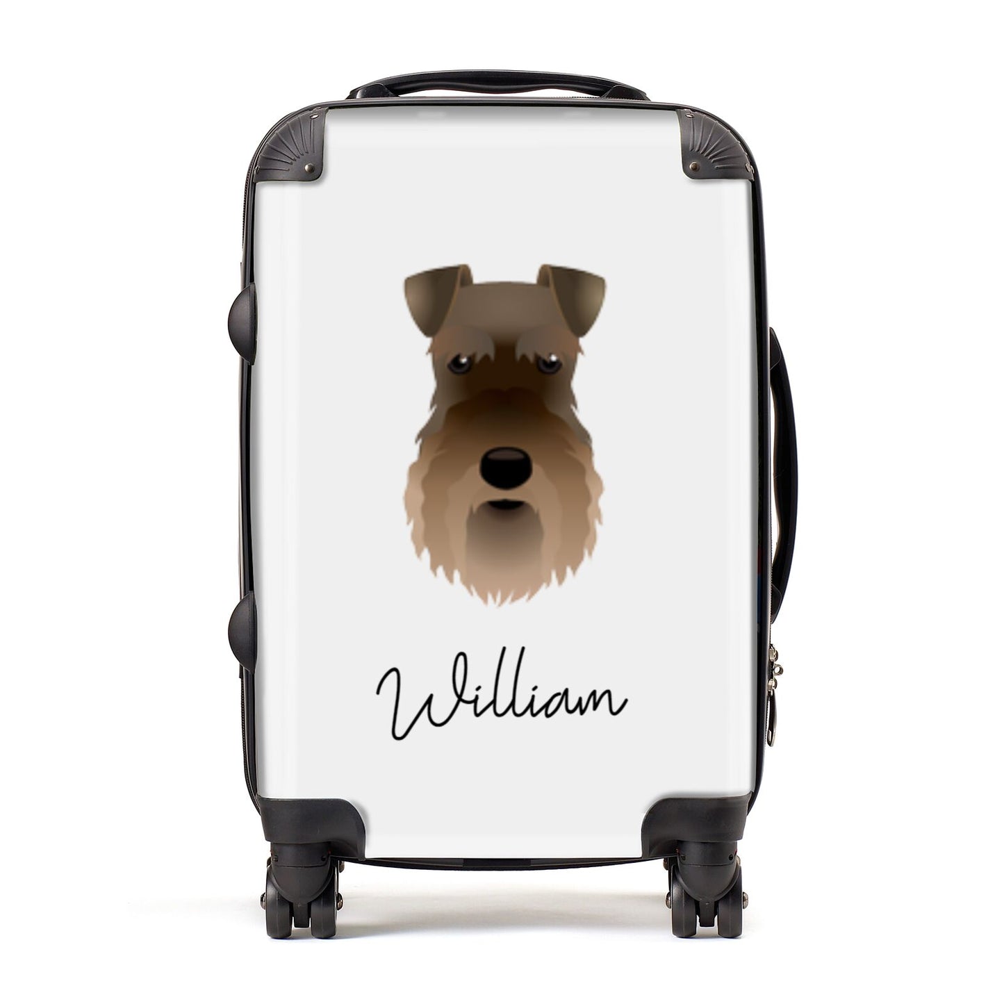 Schnauzer Personalised Suitcase