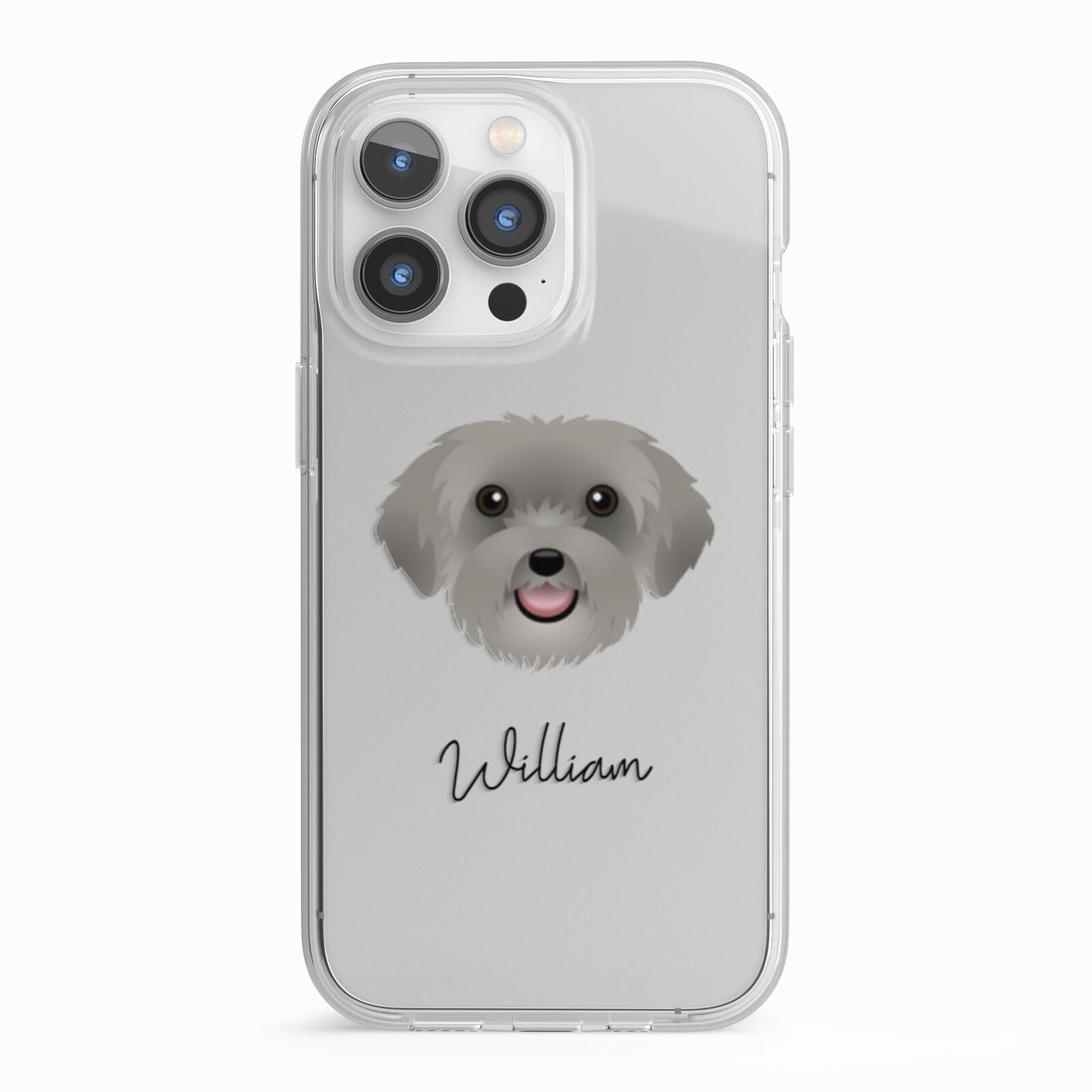 Schnoodle Personalised iPhone 13 Pro TPU Impact Case with White Edges