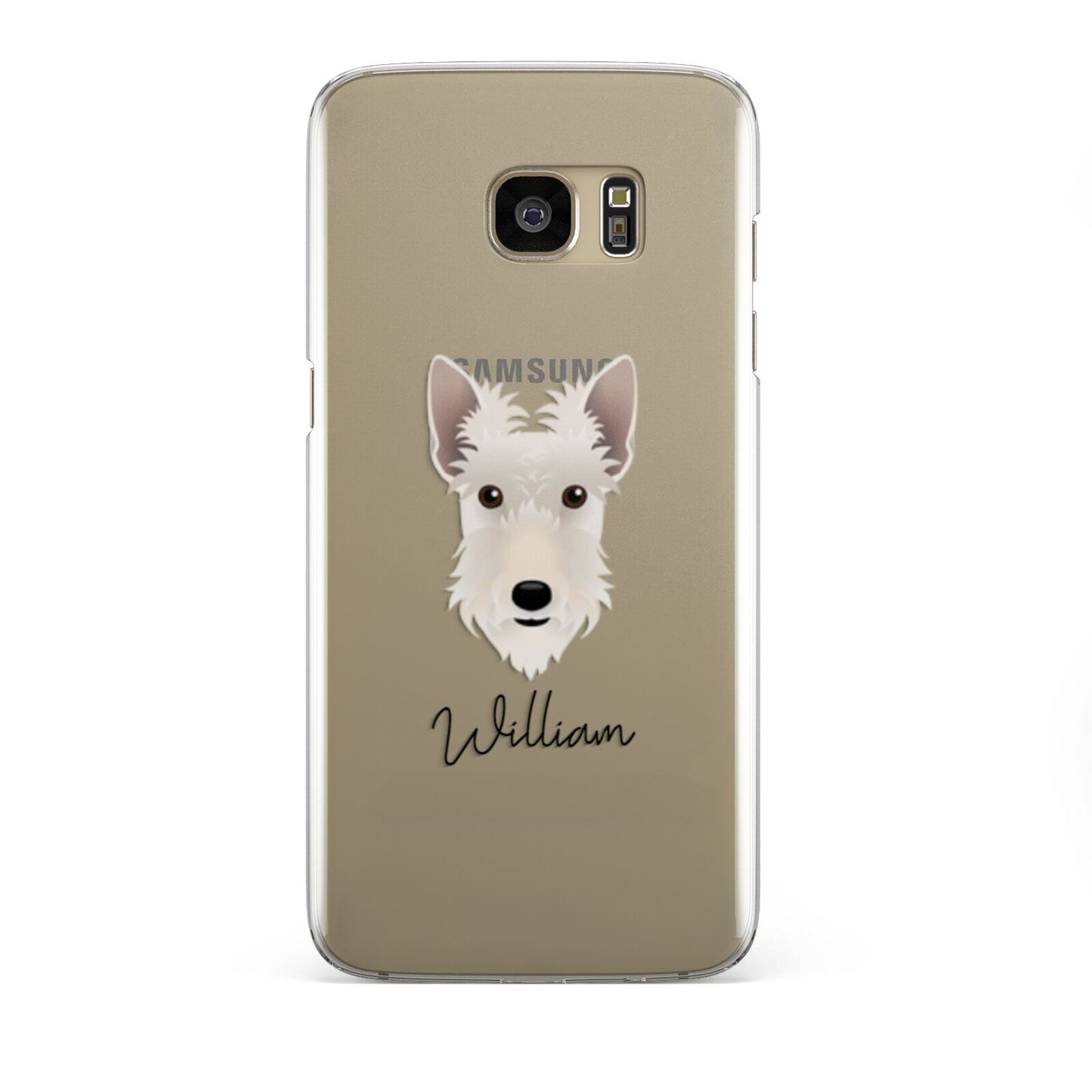 Scottish Terrier Personalised Samsung Galaxy S7 Edge Case