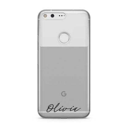 Scroll Text Name Google Pixel Case