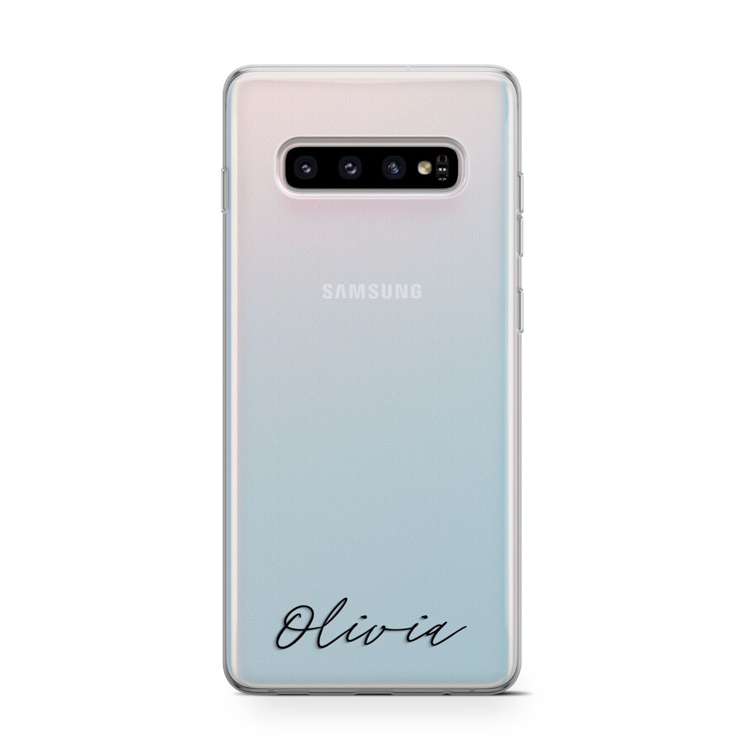 Scroll Text Name Samsung Galaxy S10 Case