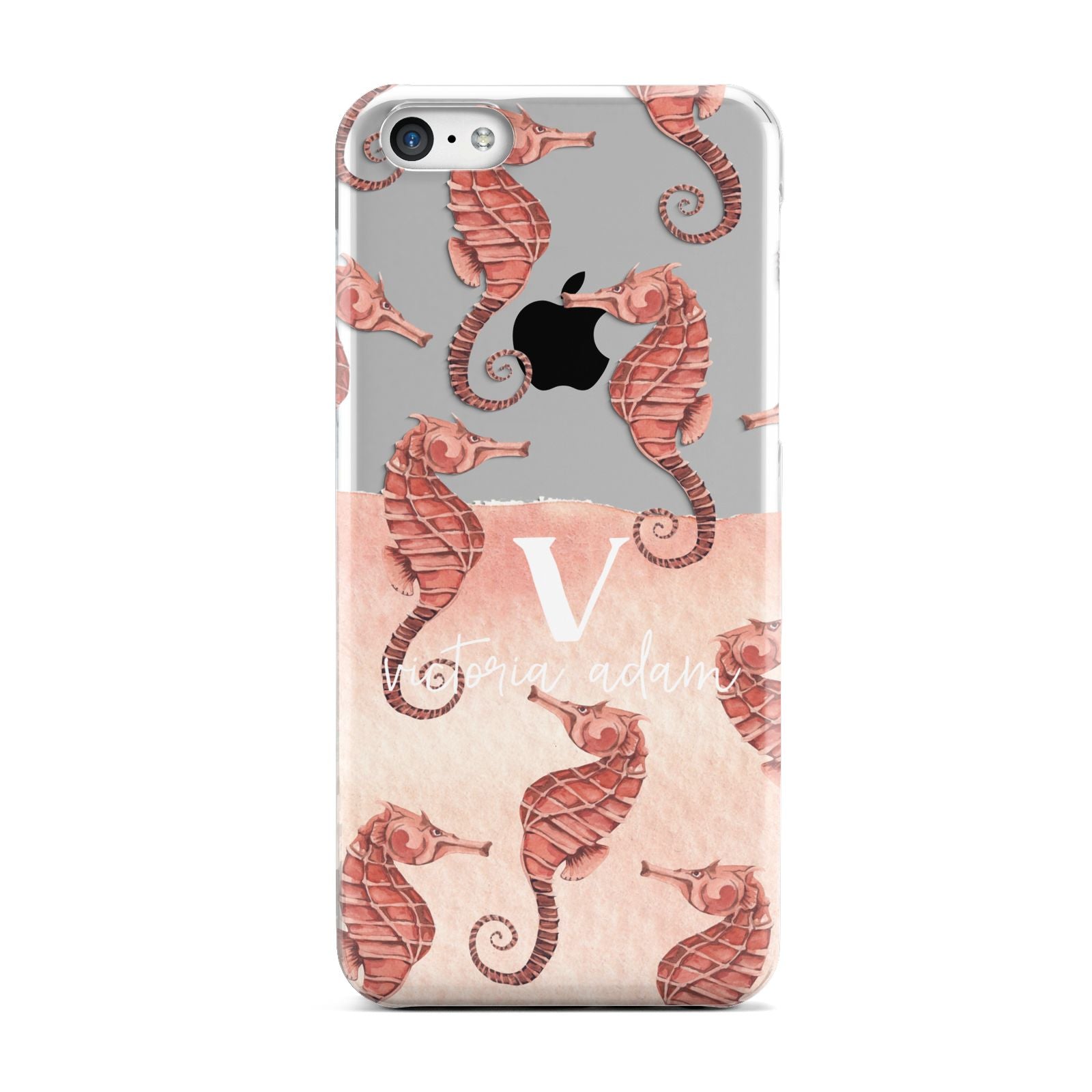 Sea Horse Personalised Apple iPhone 5c Case