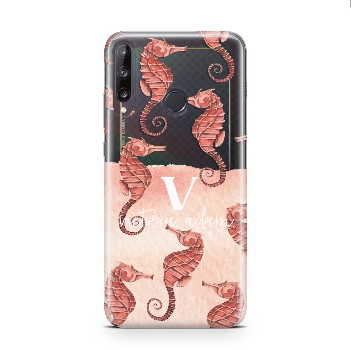 Sea Horse Personalised Huawei P40 Lite E Phone Case