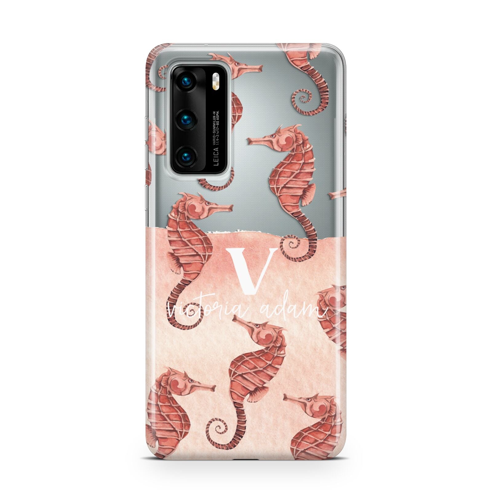 Sea Horse Personalised Huawei P40 Phone Case