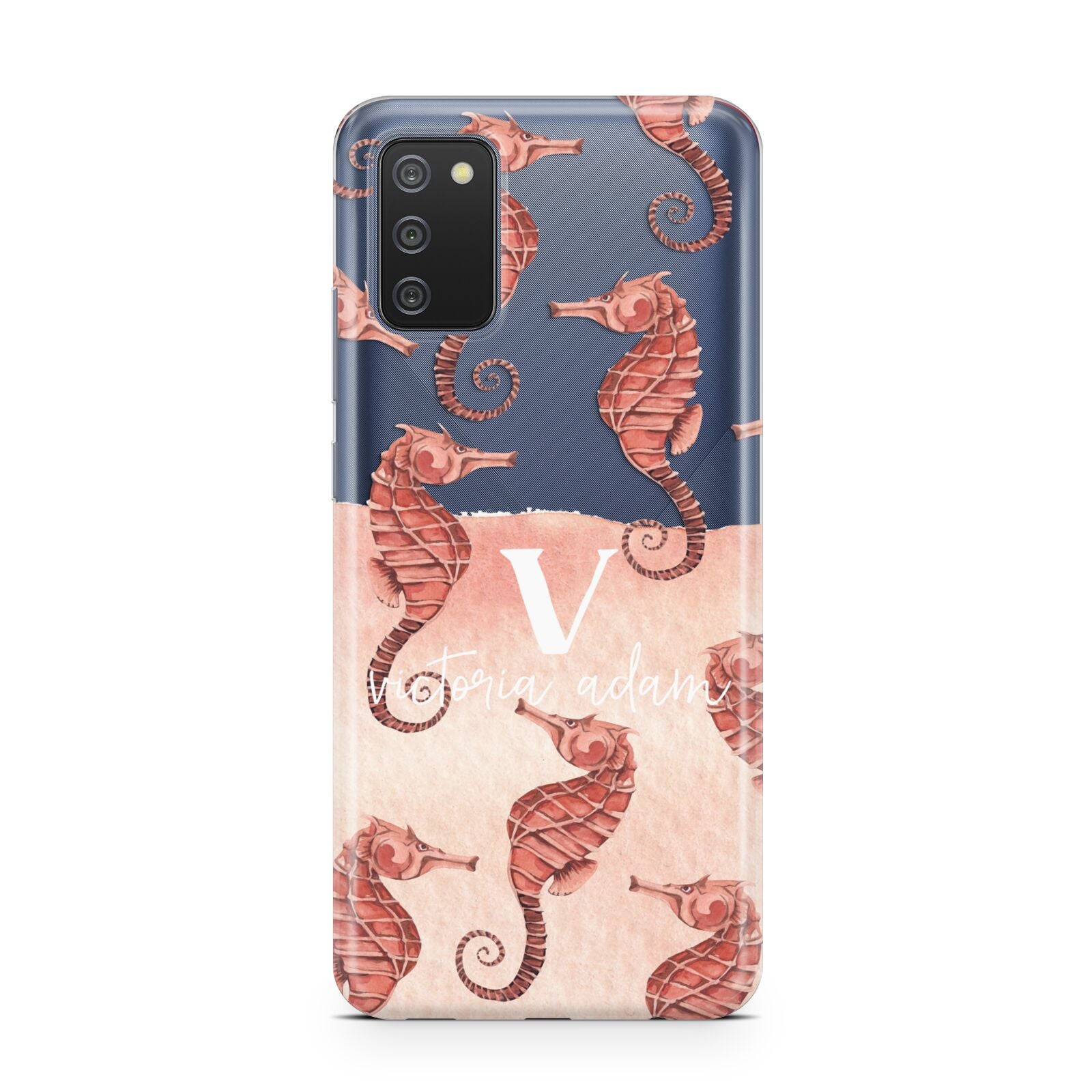 Sea Horse Personalised Samsung A02s Case