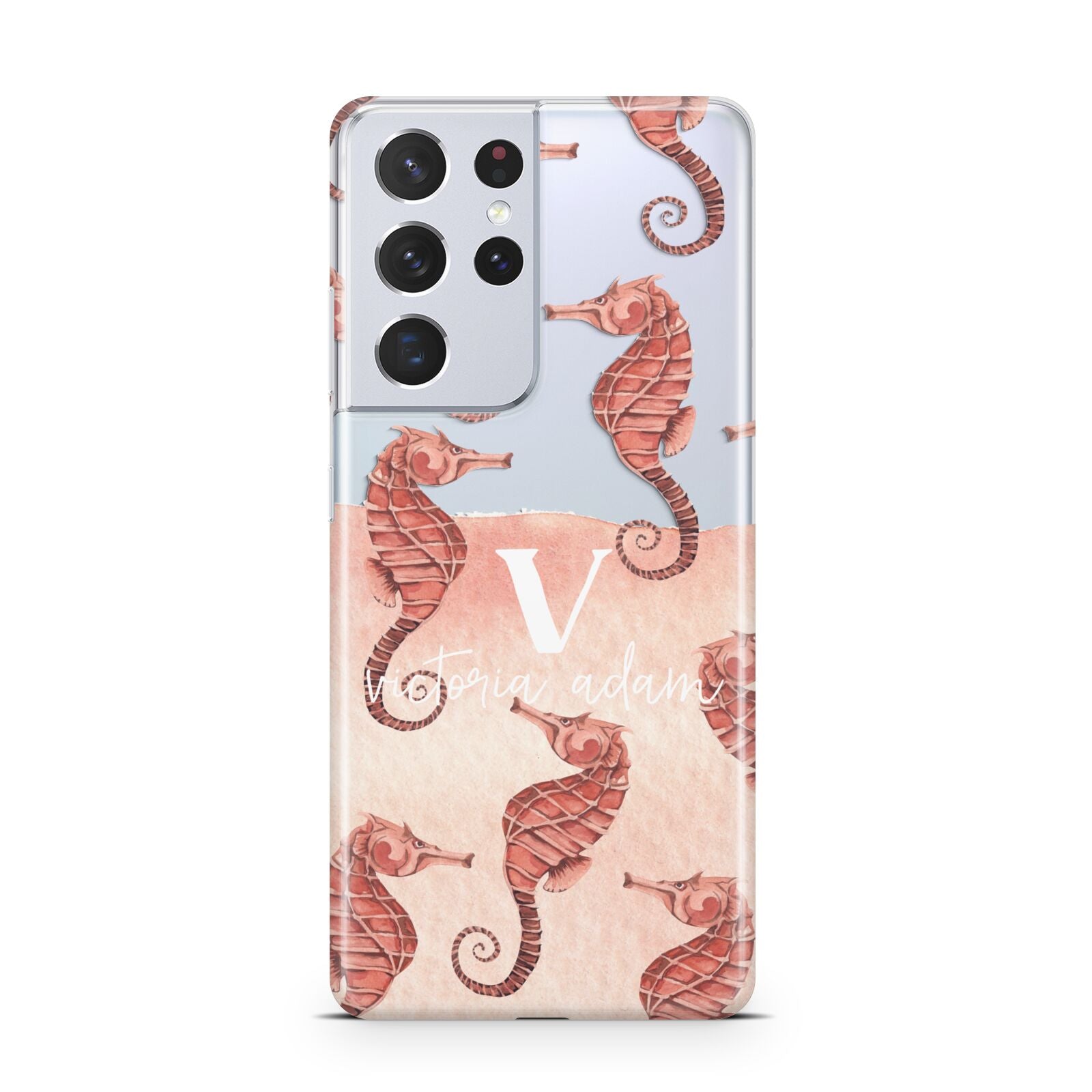 Sea Horse Personalised Samsung S21 Ultra Case