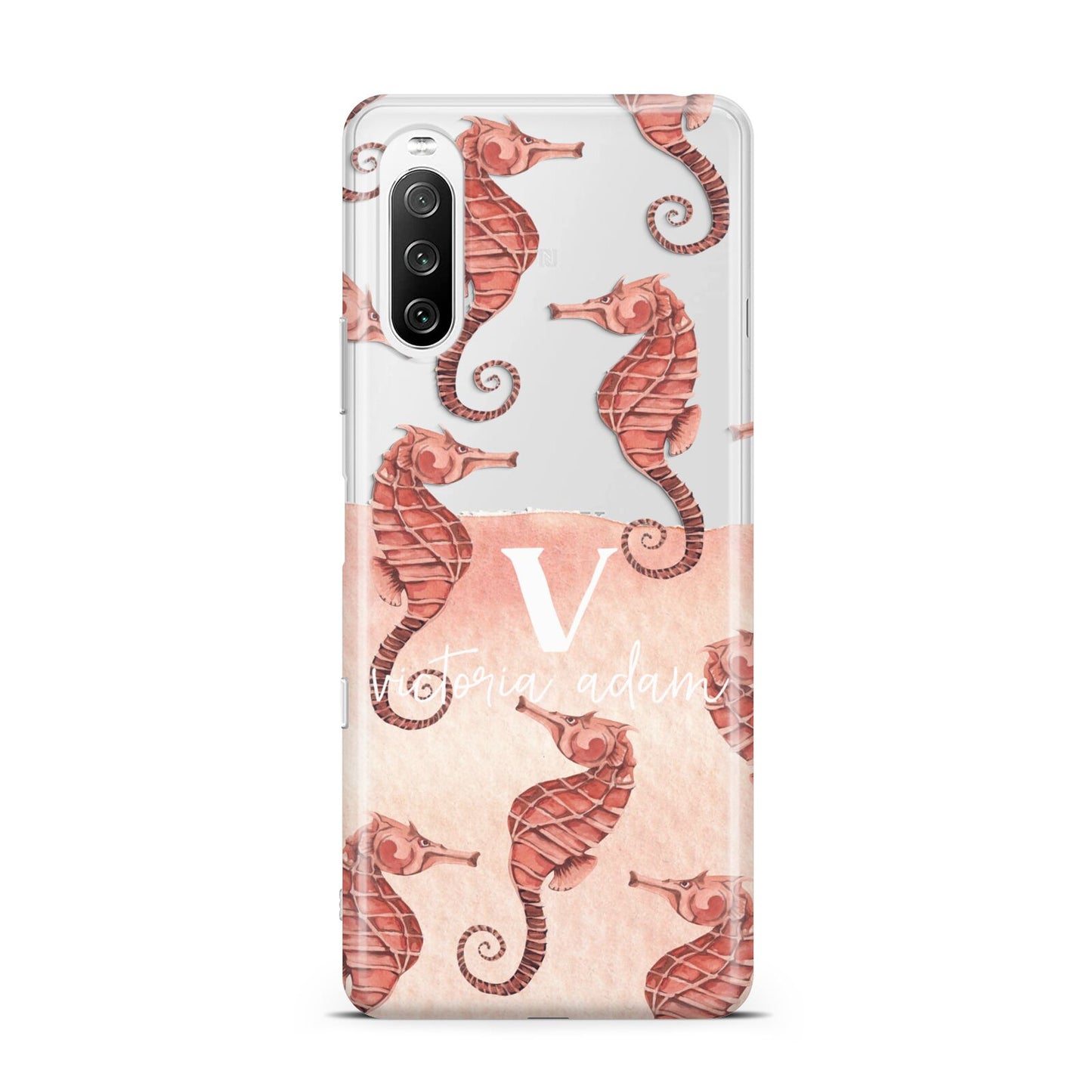 Sea Horse Personalised Sony Xperia 10 III Case