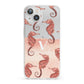 Sea Horse Personalised iPhone 13 Clear Bumper Case