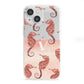 Sea Horse Personalised iPhone 13 Mini Clear Bumper Case