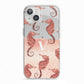 Sea Horse Personalised iPhone 13 TPU Impact Case with White Edges