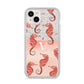 Sea Horse Personalised iPhone 14 Plus Glitter Tough Case Starlight
