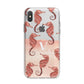 Sea Horse Personalised iPhone X Bumper Case on Silver iPhone Alternative Image 1