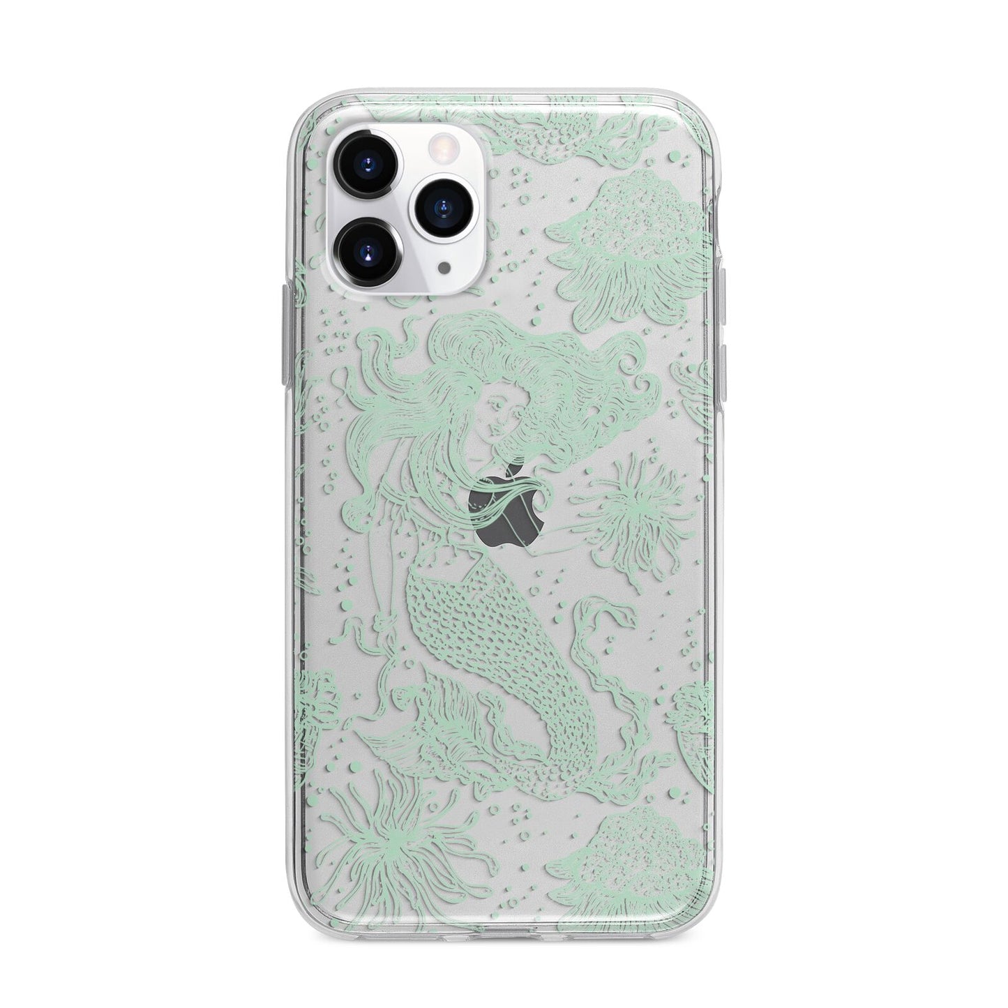 Sea Mermaid Apple iPhone 11 Pro in Silver with Bumper Case