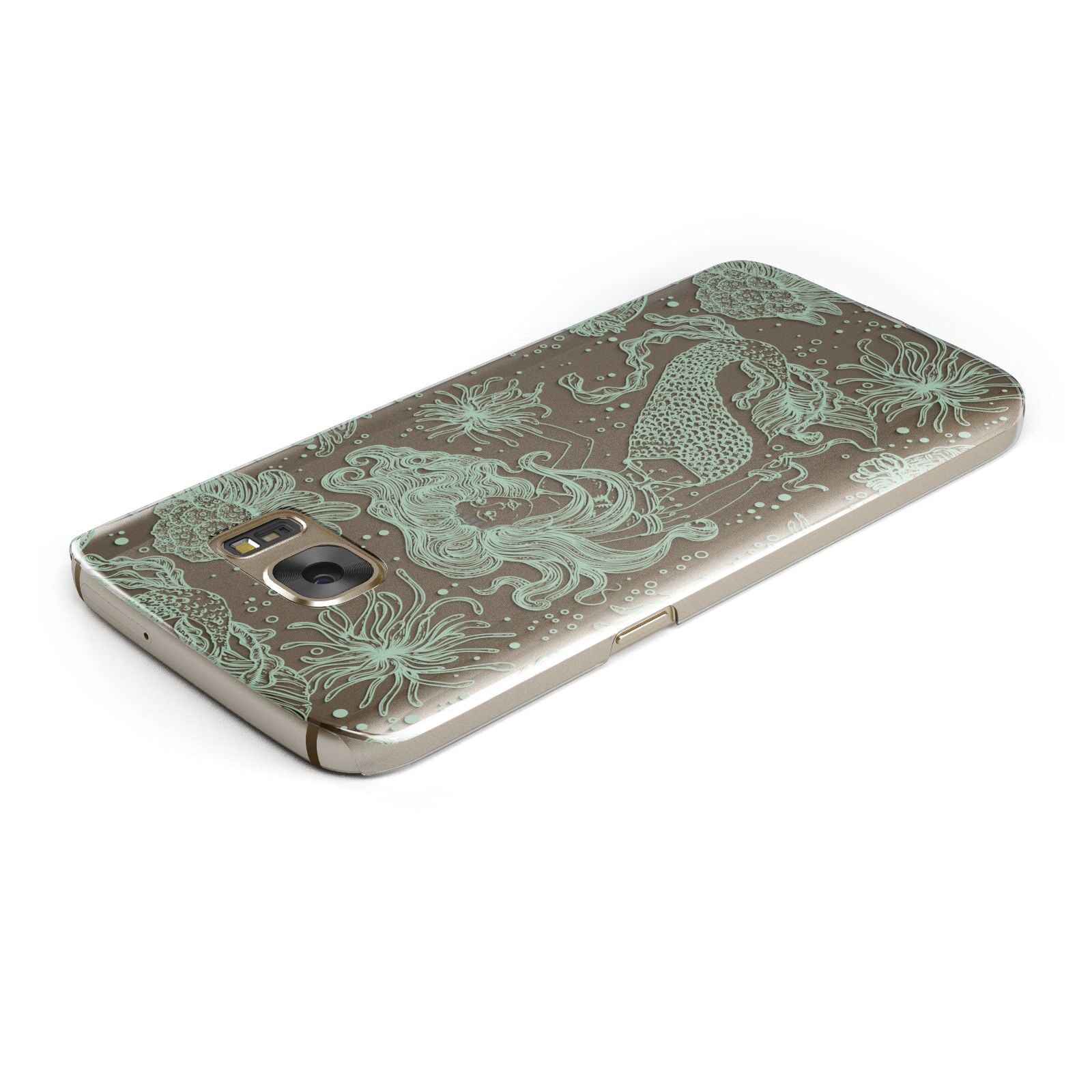 Sea Mermaid Samsung Galaxy Case Top Cutout