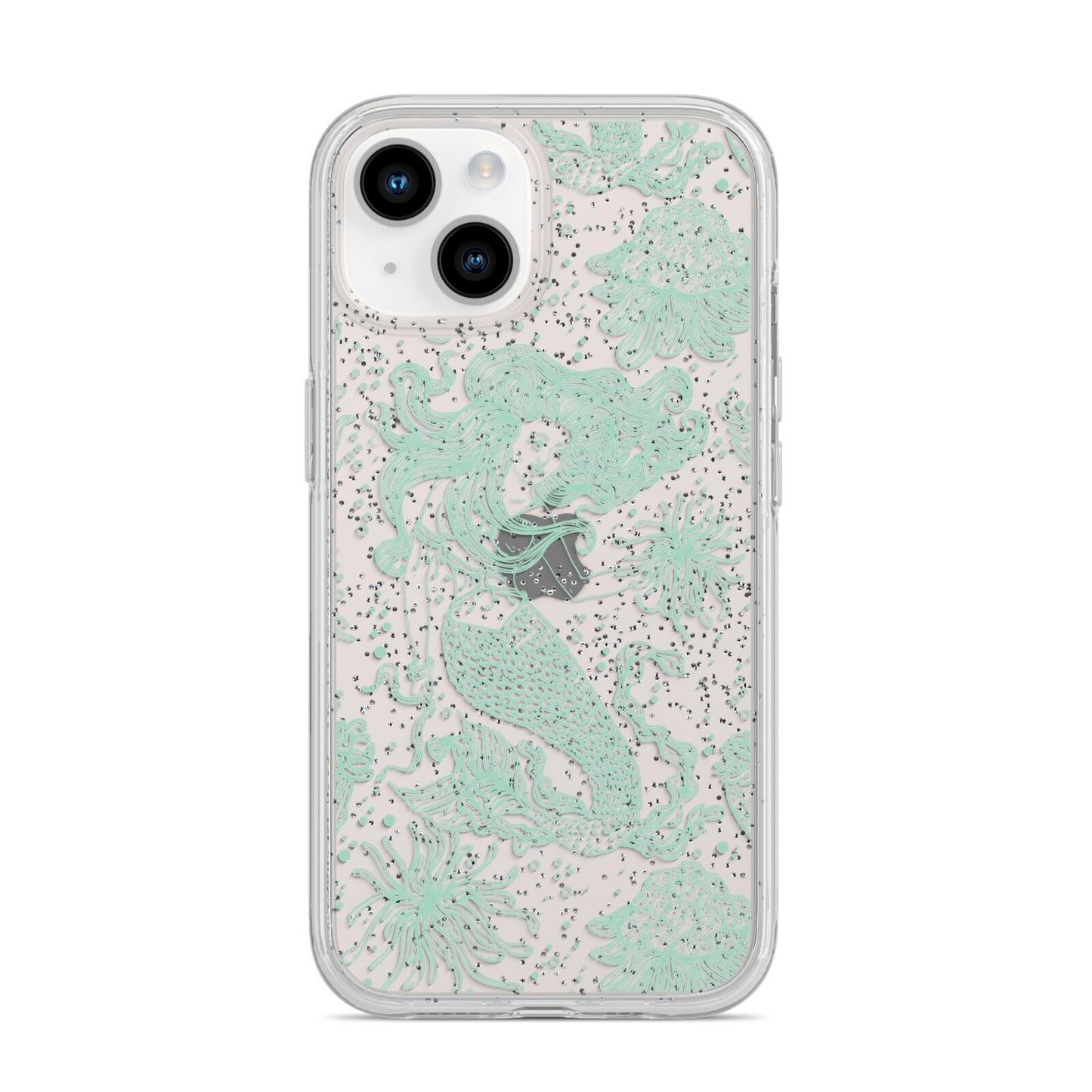 Sea Mermaid iPhone 14 Glitter Tough Case Starlight