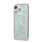 Sea Mermaid iPhone 14 Pro Max Glitter Tough Case Silver Angled Image