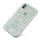 Sea Mermaid iPhone X Bumper Case on Silver iPhone