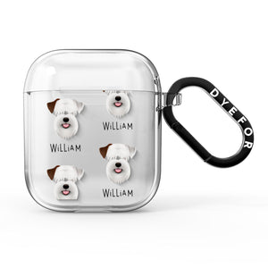 Sealyham Terrier Icon with Name AirPods Case