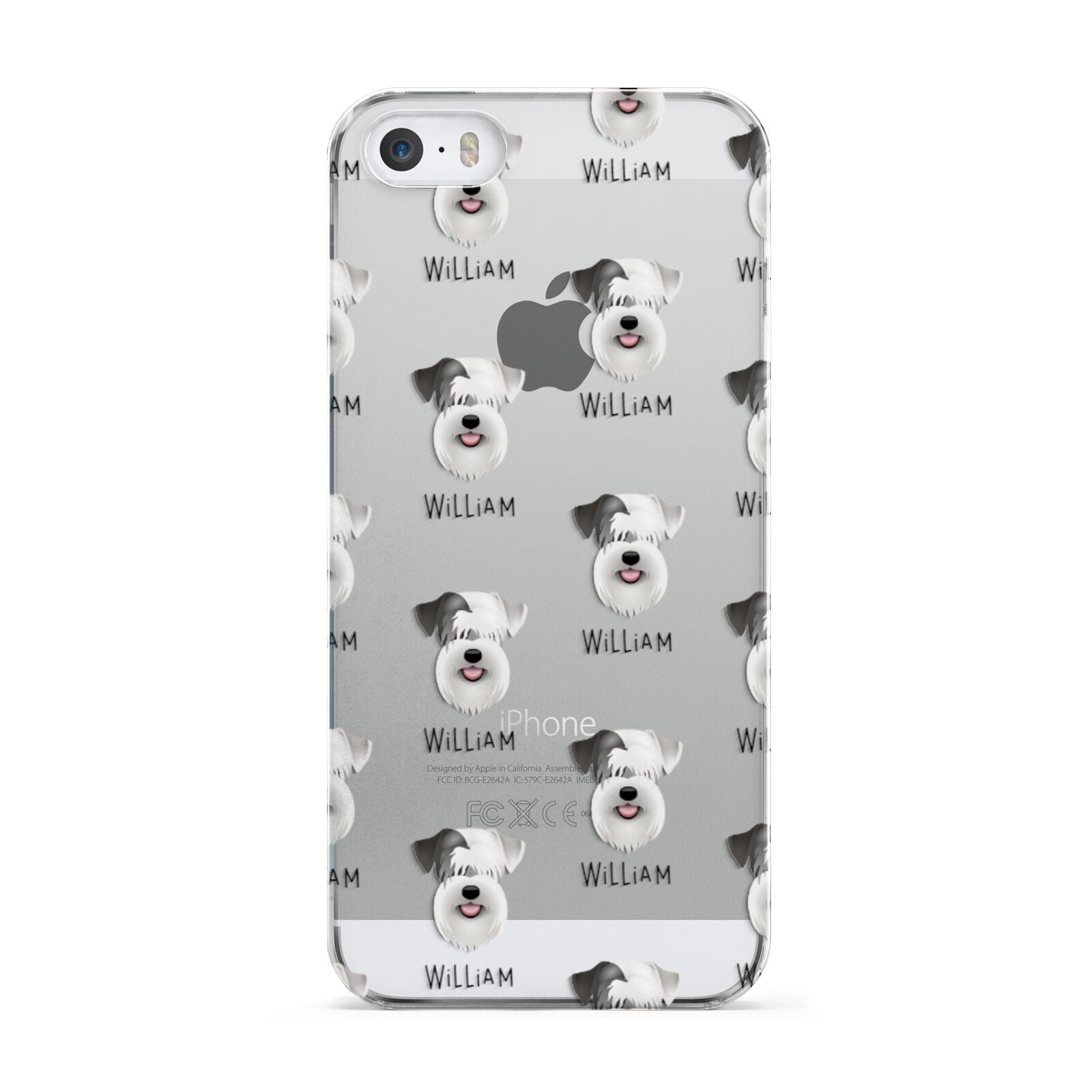 Sealyham Terrier Icon with Name Apple iPhone 5 Case
