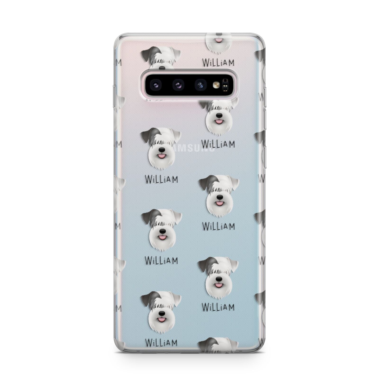 Sealyham Terrier Icon with Name Samsung Galaxy S10 Plus Case