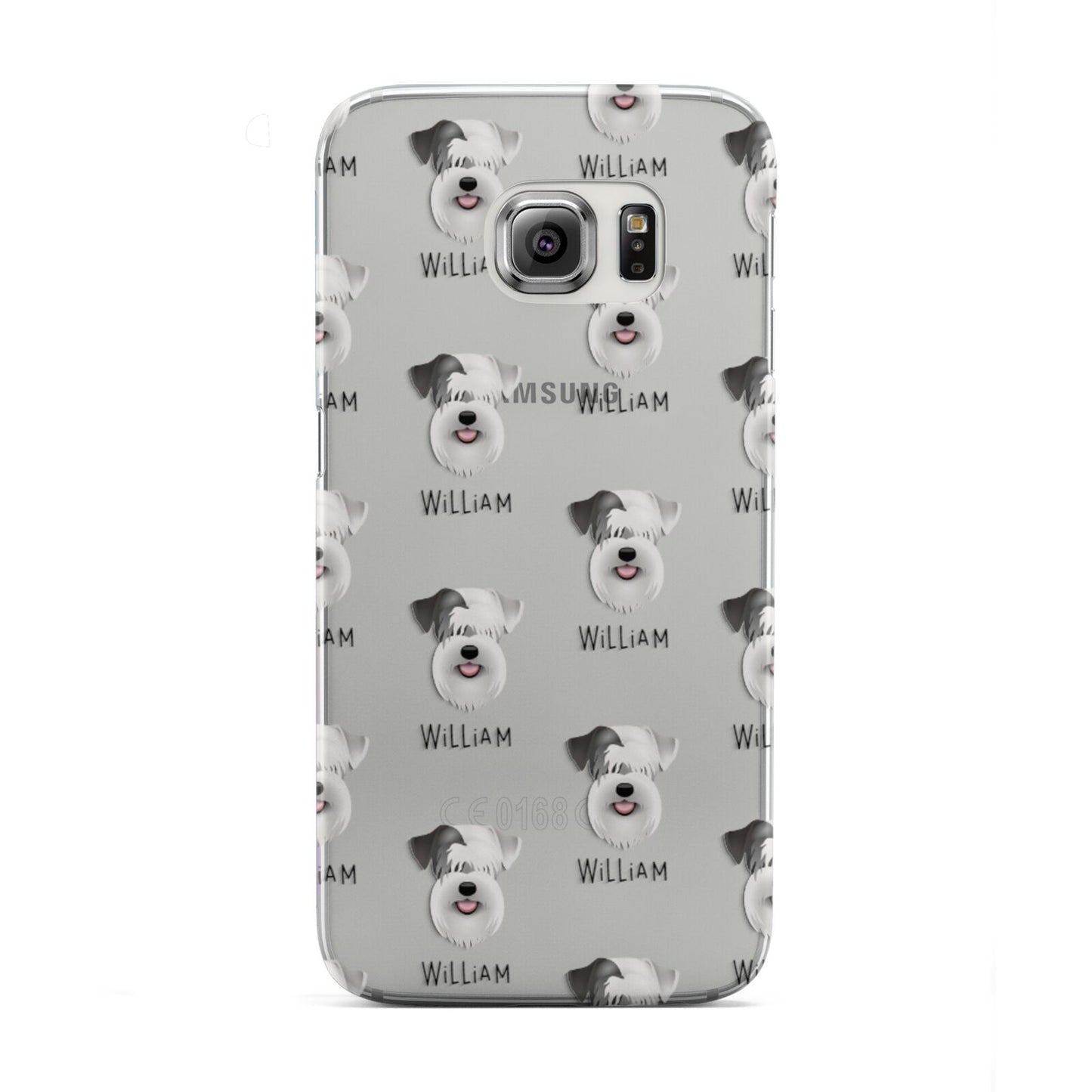 Sealyham Terrier Icon with Name Samsung Galaxy S6 Edge Case