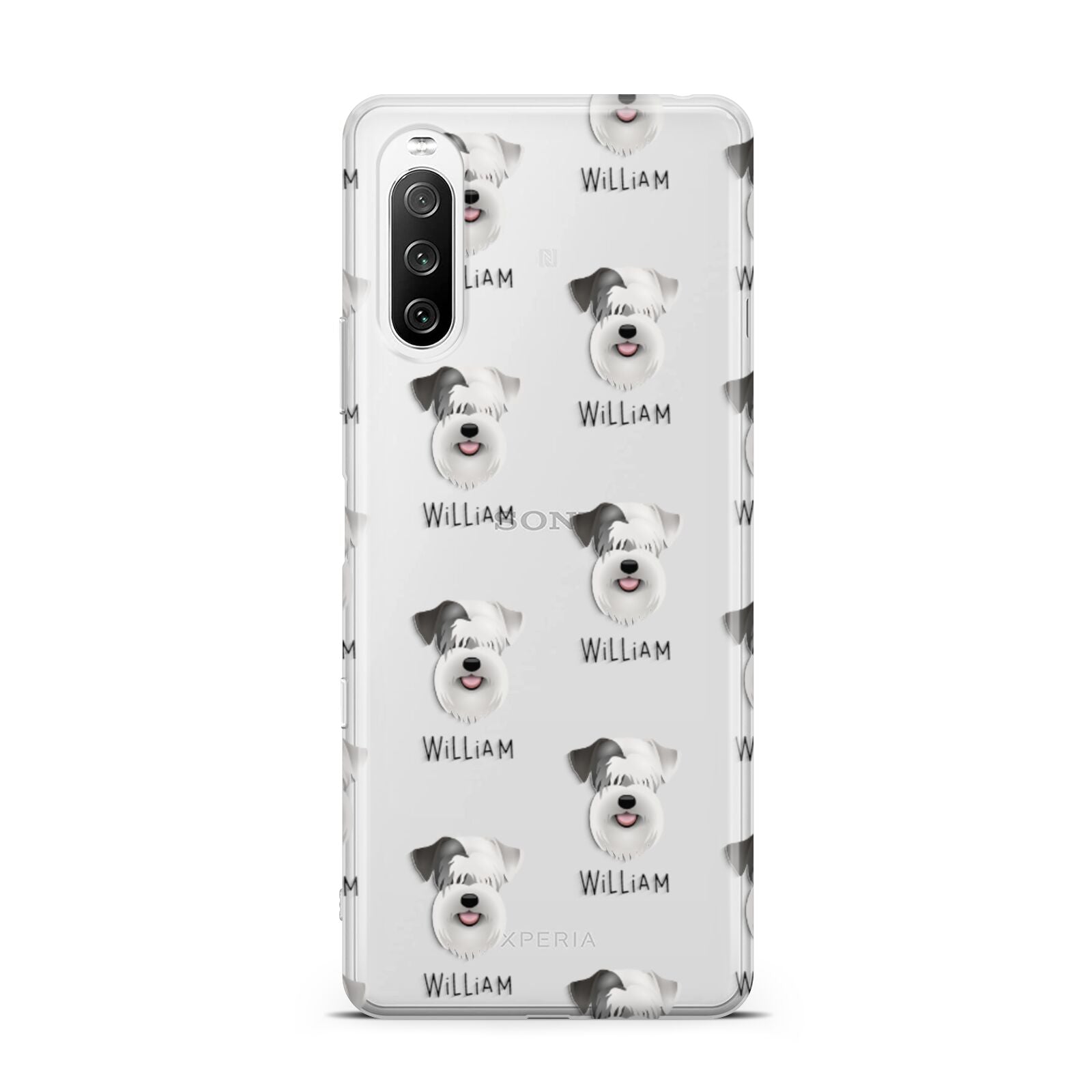 Sealyham Terrier Icon with Name Sony Xperia 10 III Case