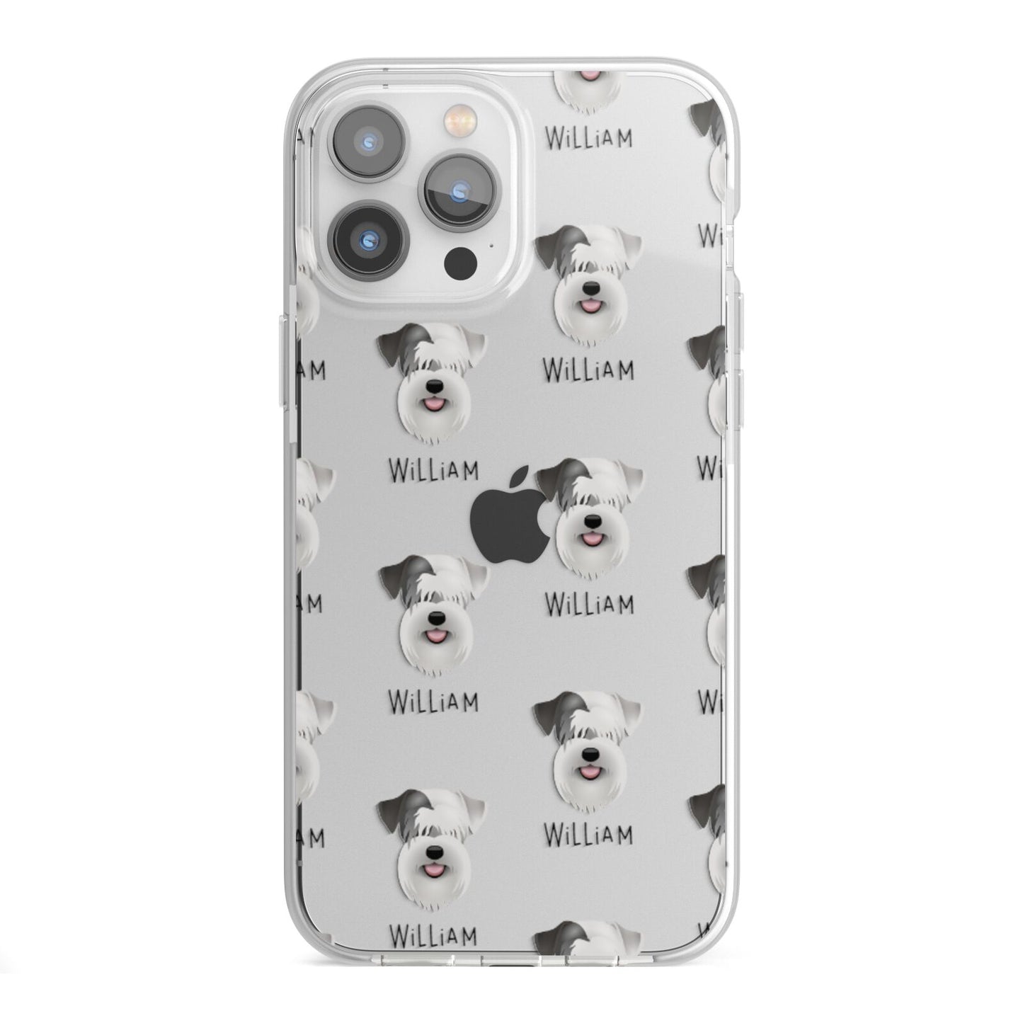 Sealyham Terrier Icon with Name iPhone 13 Pro Max TPU Impact Case with White Edges