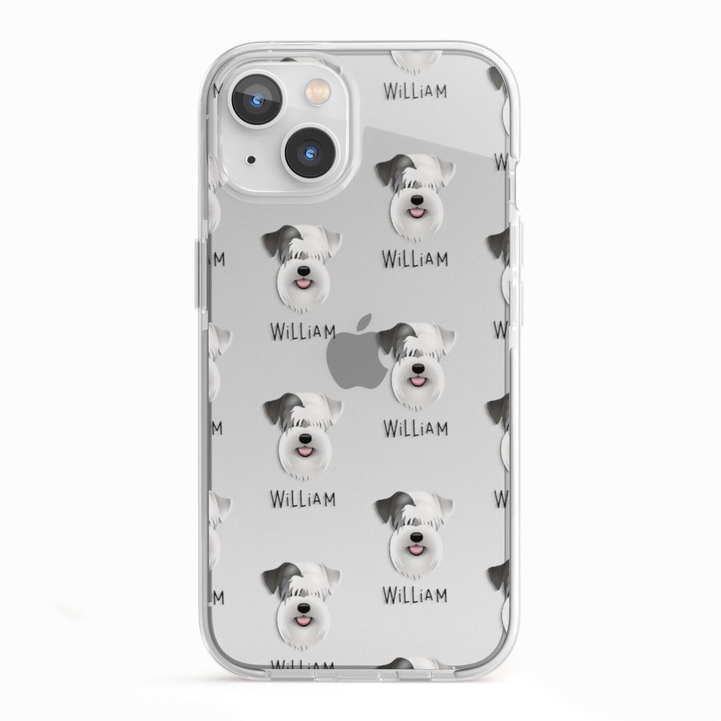 Sealyham Terrier Icon with Name iPhone 13 TPU Impact Case with White Edges