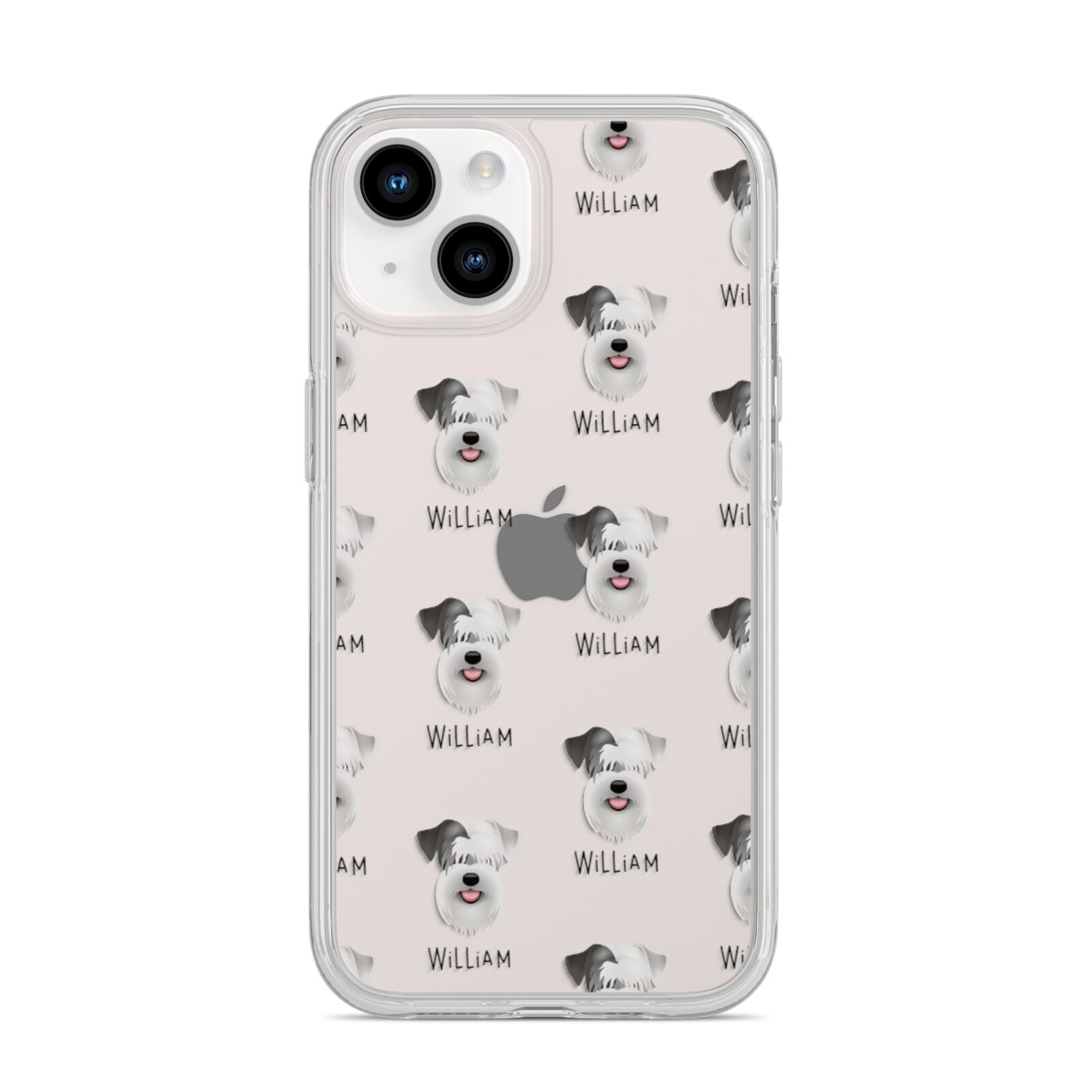 Sealyham Terrier Icon with Name iPhone 14 Clear Tough Case Starlight