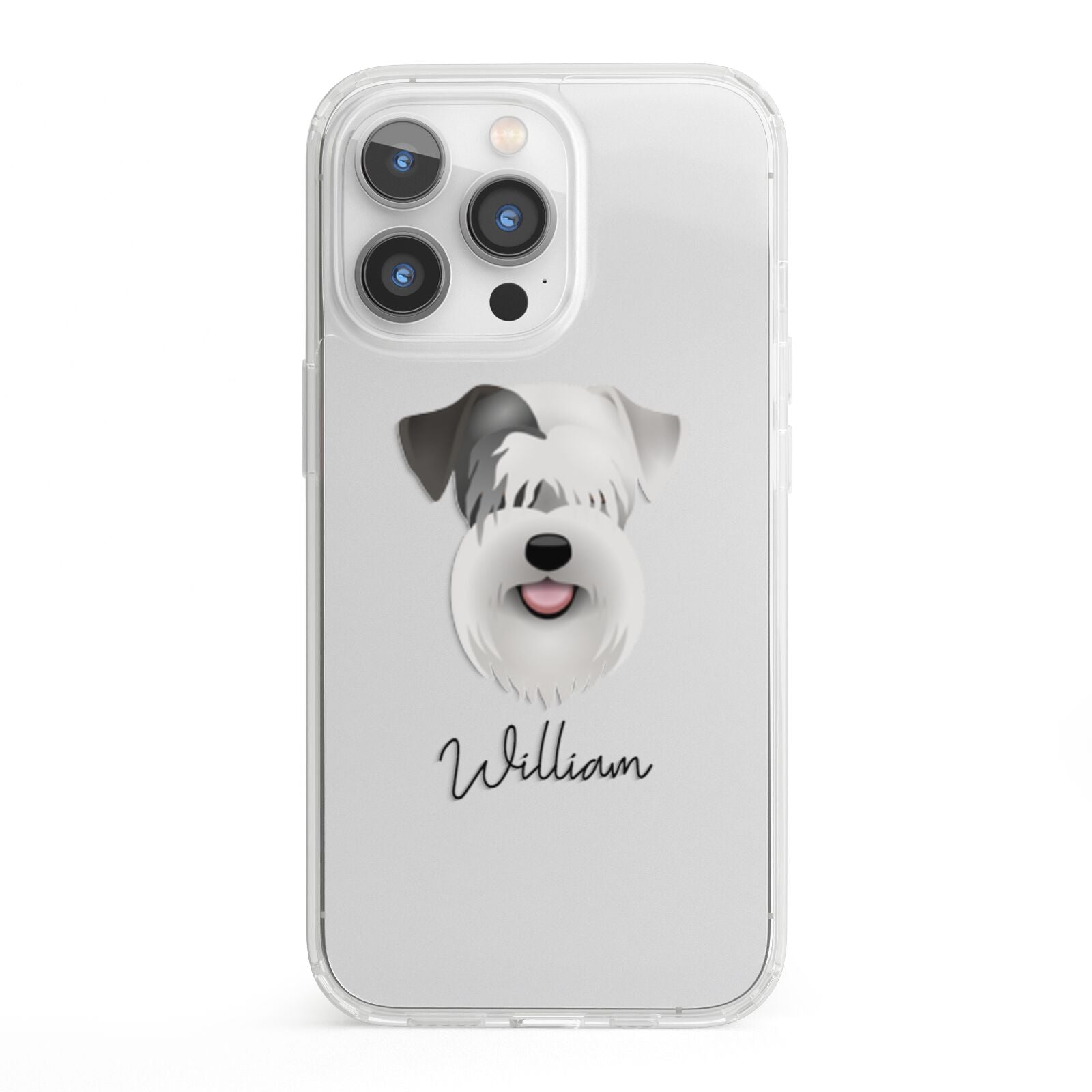 Sealyham Terrier Personalised iPhone 13 Pro Clear Bumper Case