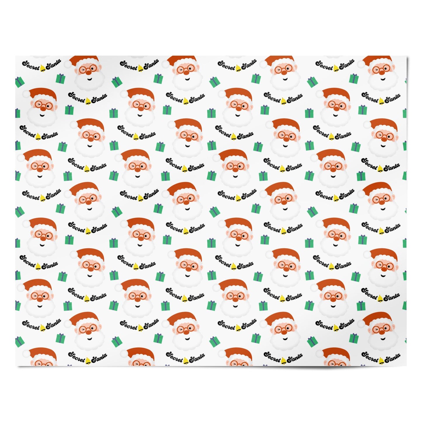 Secret Santa Personalised Wrapping Paper Alternative