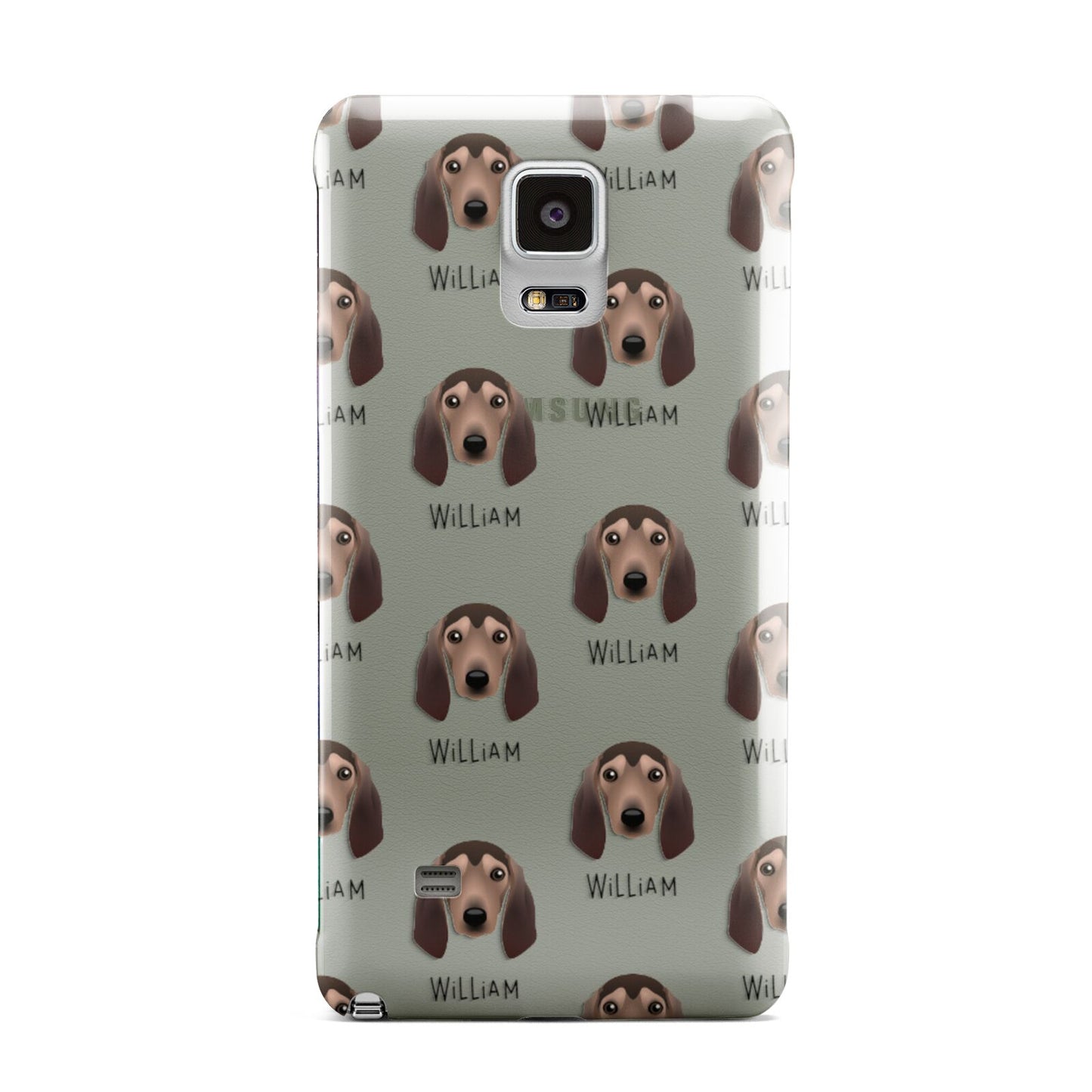 Segugio Italiano Icon with Name Samsung Galaxy Note 4 Case