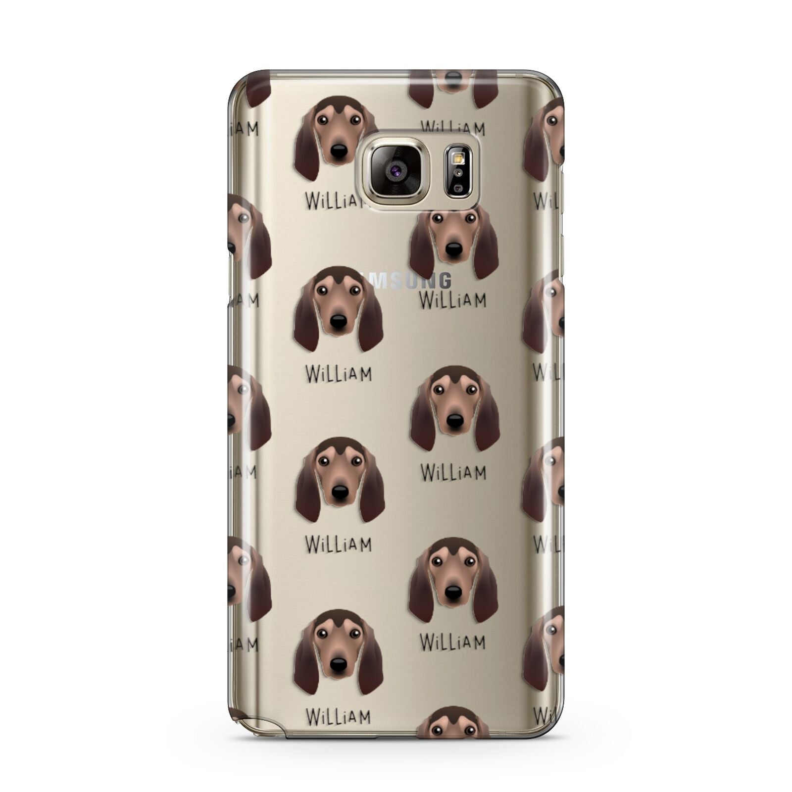 Segugio Italiano Icon with Name Samsung Galaxy Note 5 Case