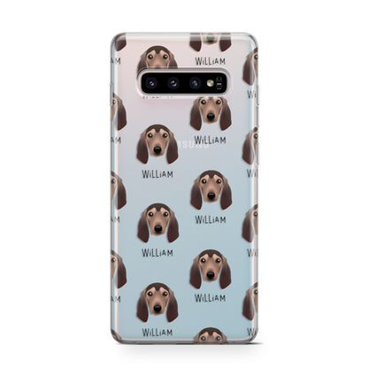 Segugio Italiano Icon with Name Samsung Galaxy S10 Case