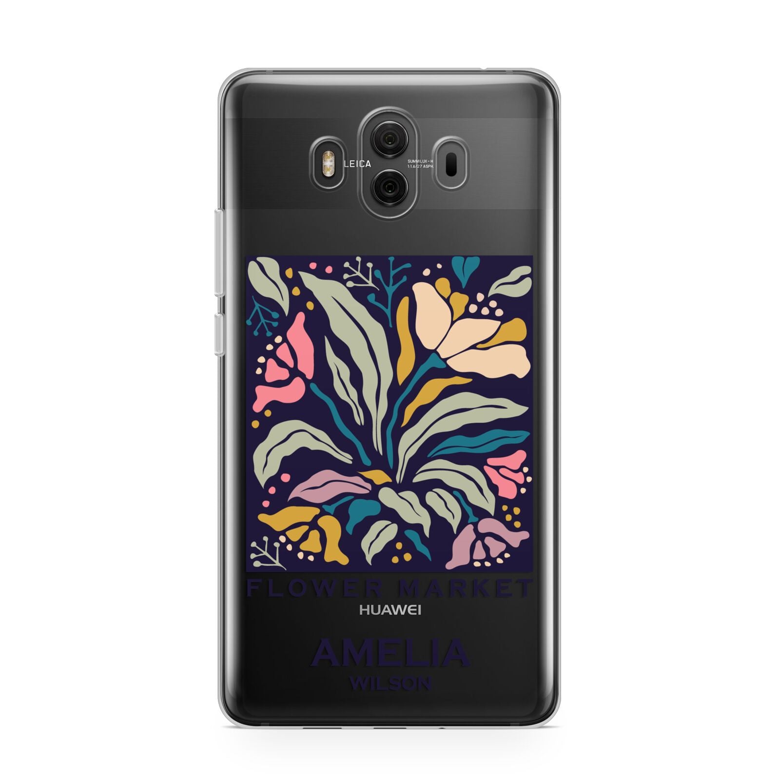 Seoul Flower Market Huawei Mate 10 Protective Phone Case