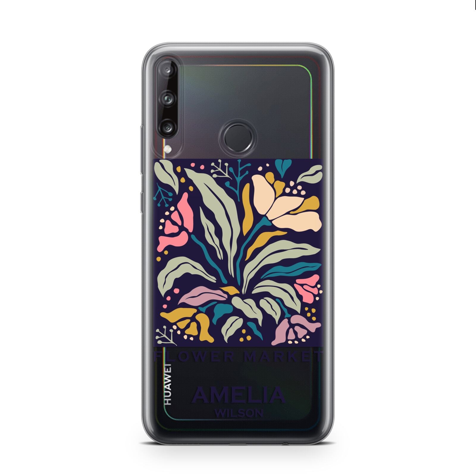 Seoul Flower Market Huawei P40 Lite E Phone Case