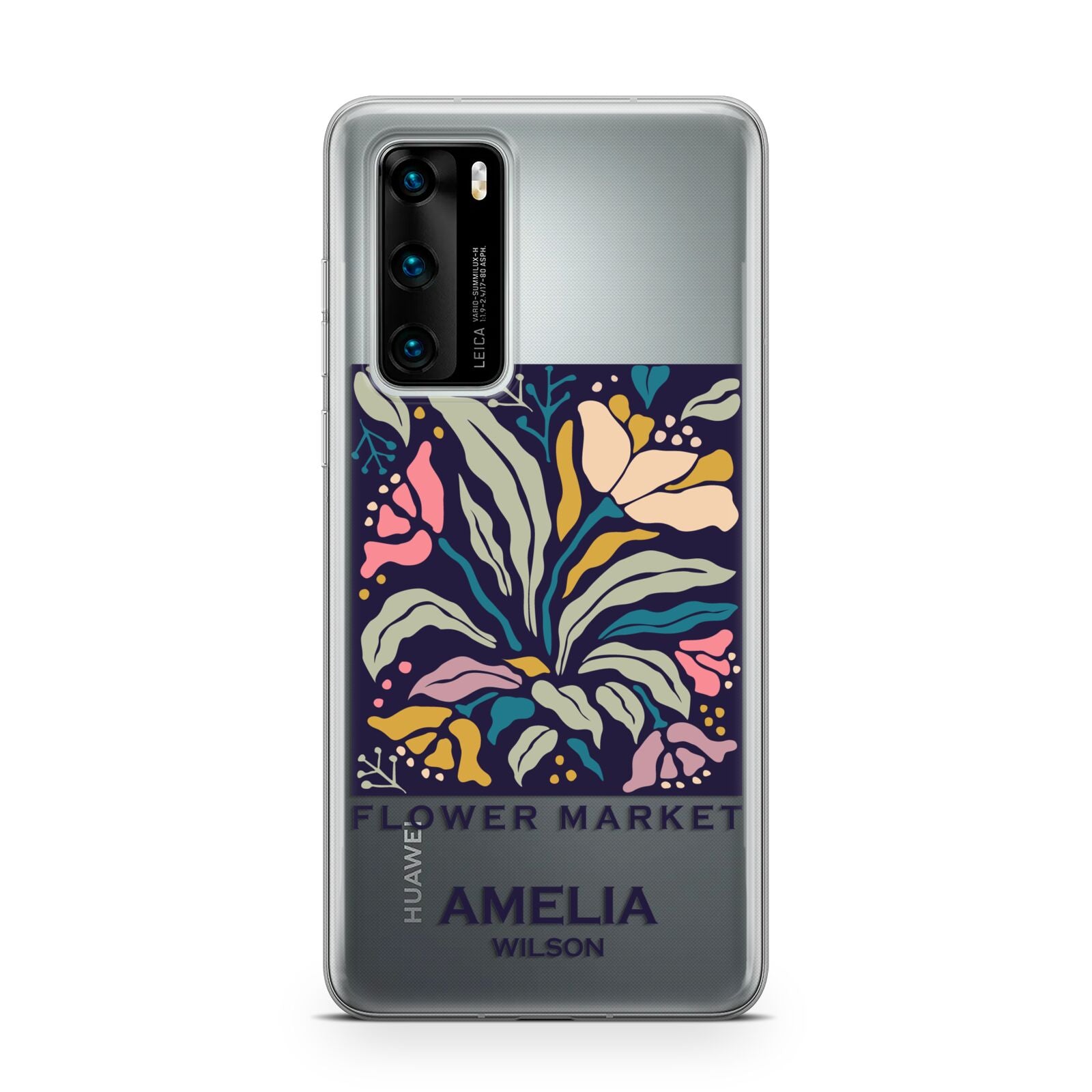 Seoul Flower Market Huawei P40 Phone Case