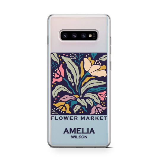 Seoul Flower Market Protective Samsung Galaxy Case