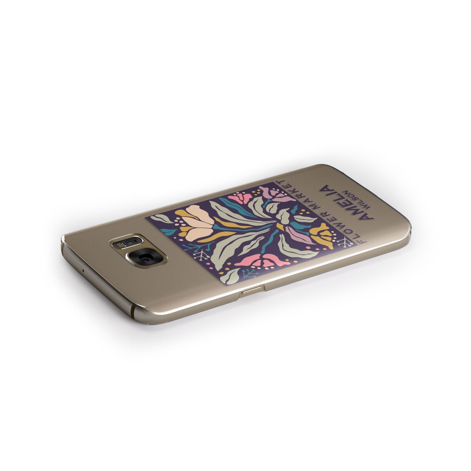 Seoul Flower Market Samsung Galaxy Case Side Close Up