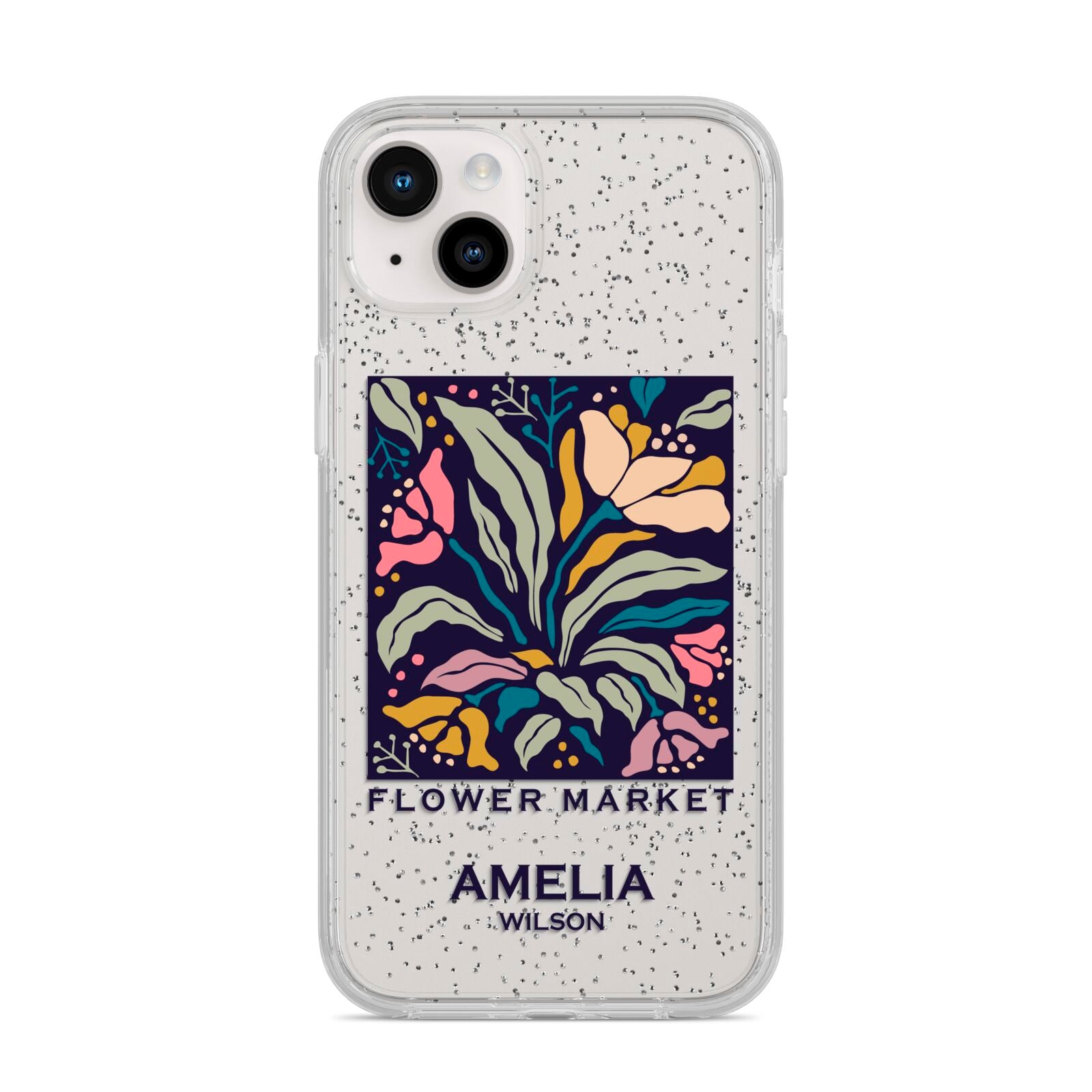 Seoul Flower Market iPhone 14 Plus Glitter Tough Case Starlight