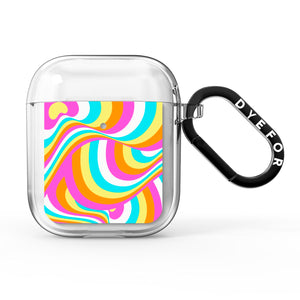 Seventies Abstract AirPods Case