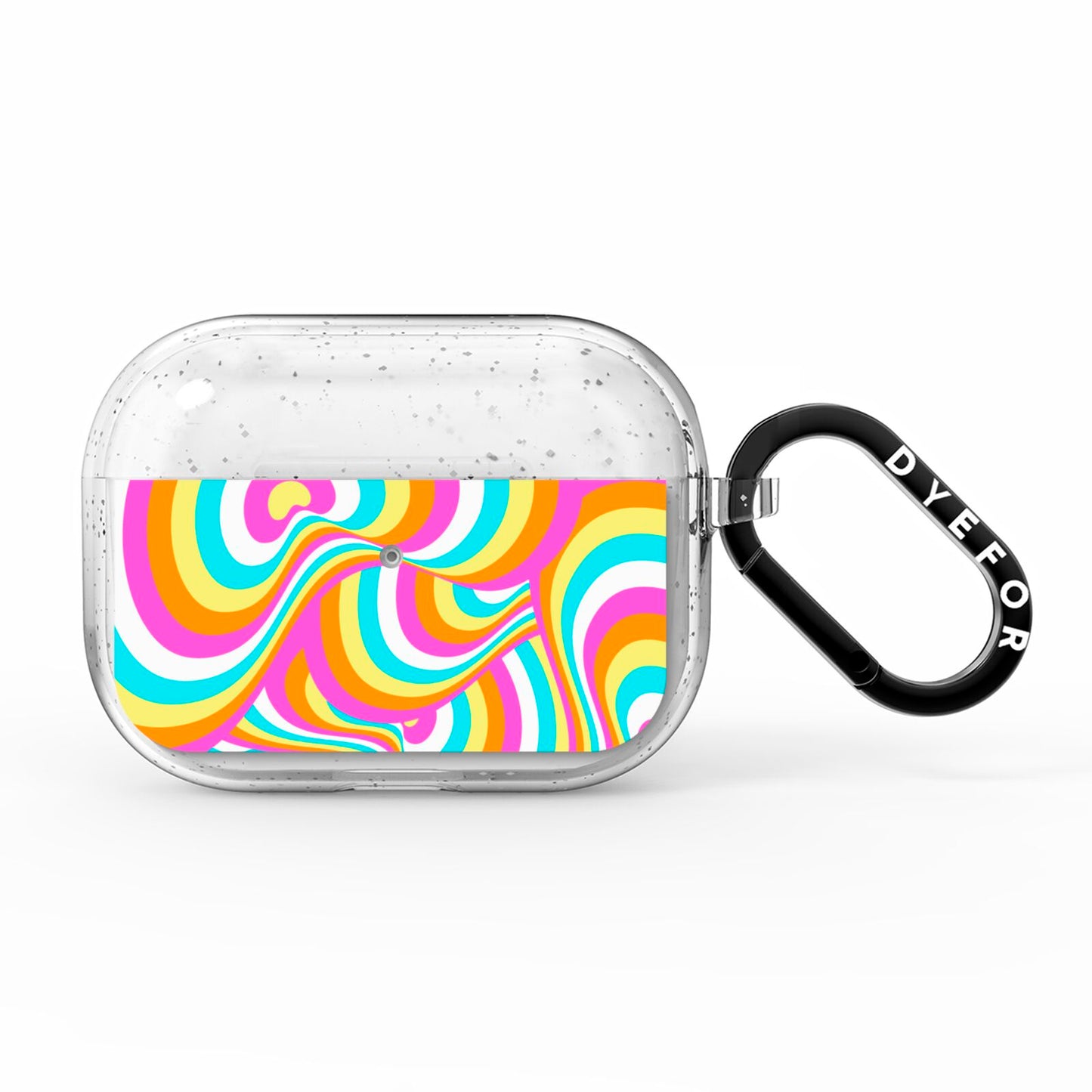 Seventies Abstract AirPods Pro Glitter Case