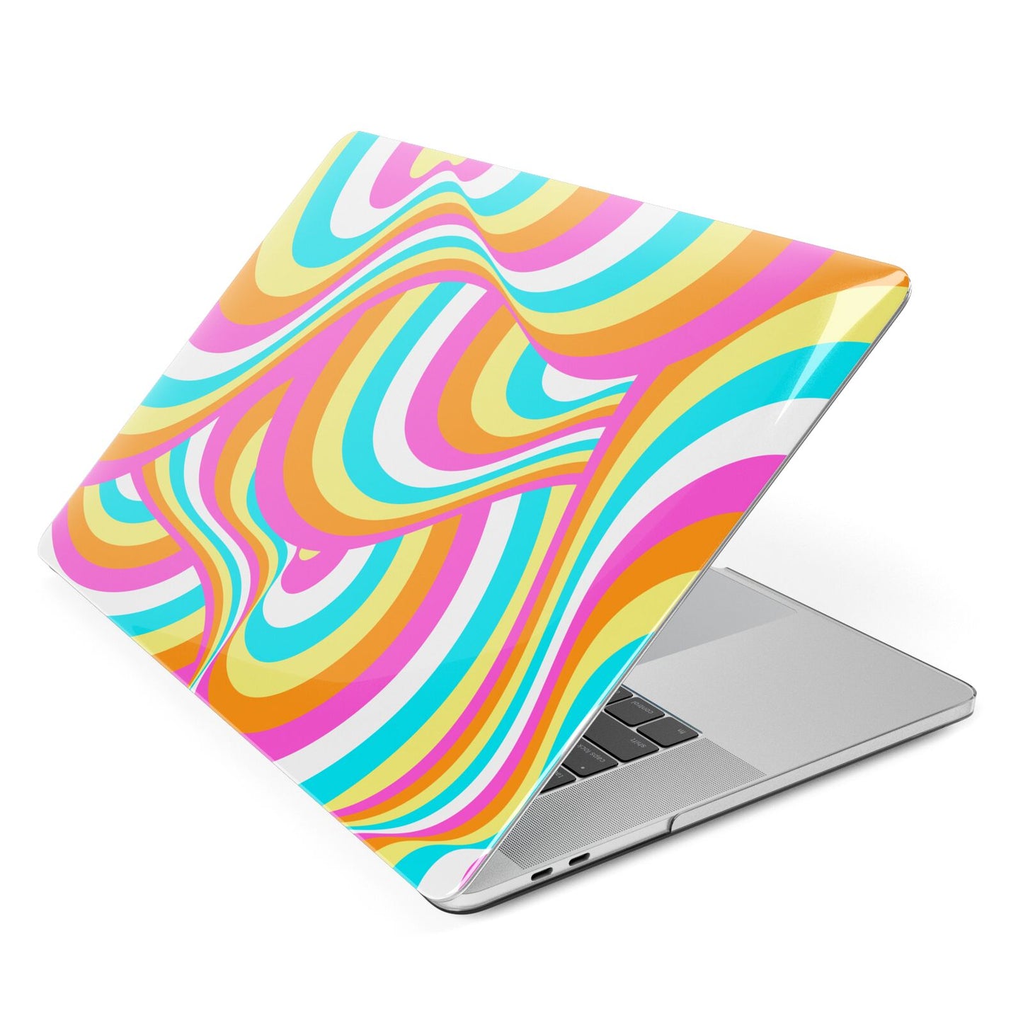 Seventies Abstract Apple MacBook Case Side View