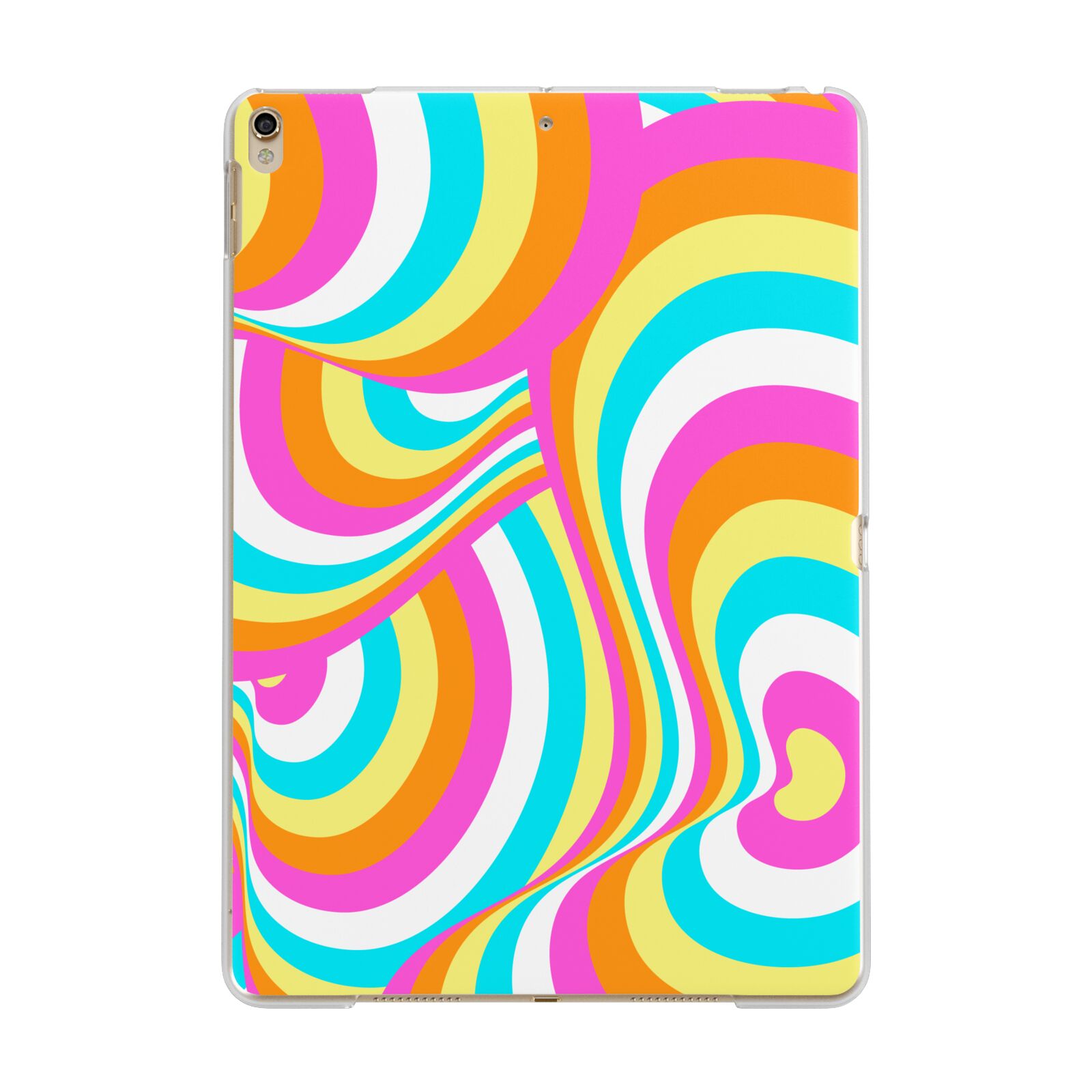 Seventies Abstract Apple iPad Gold Case