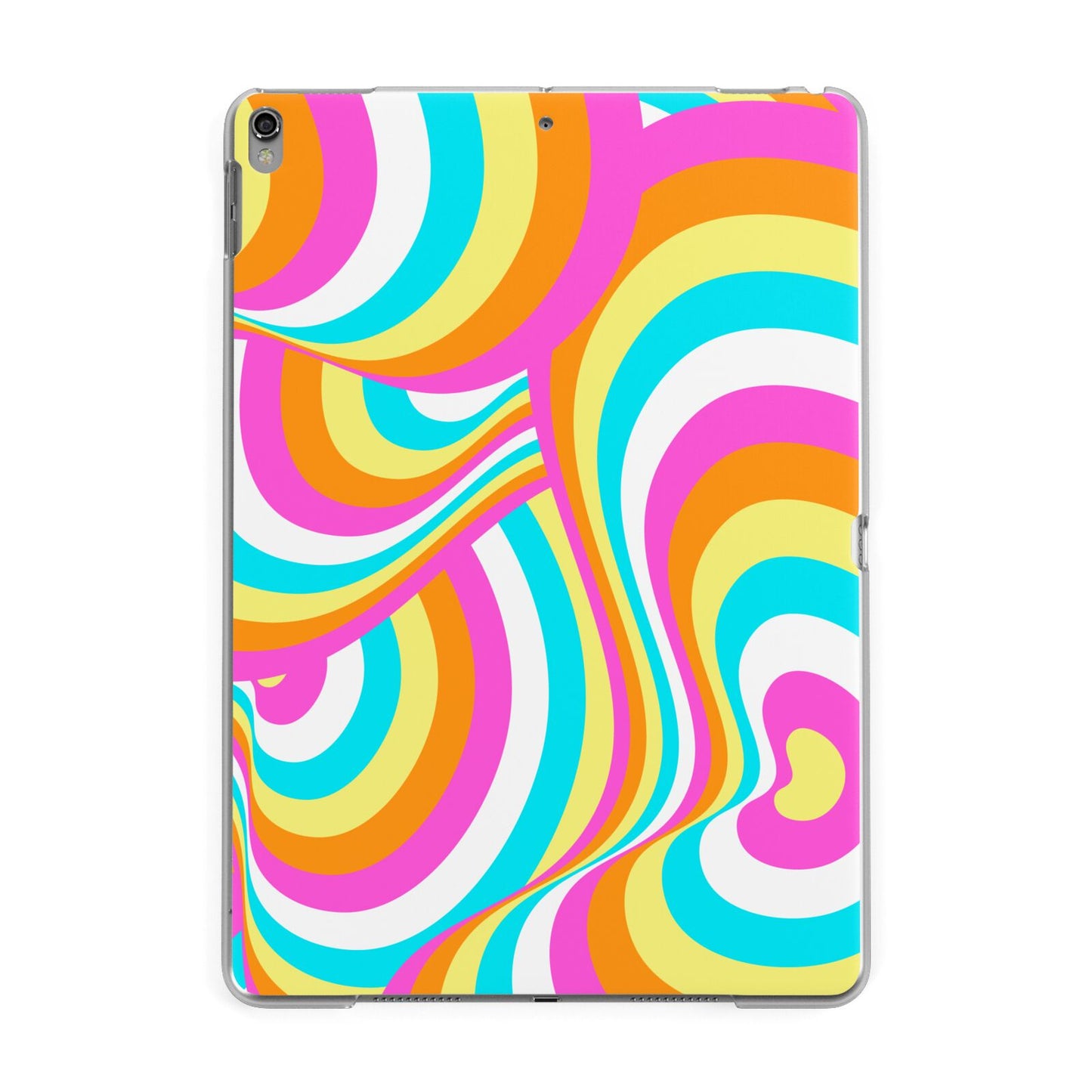 Seventies Abstract Apple iPad Grey Case