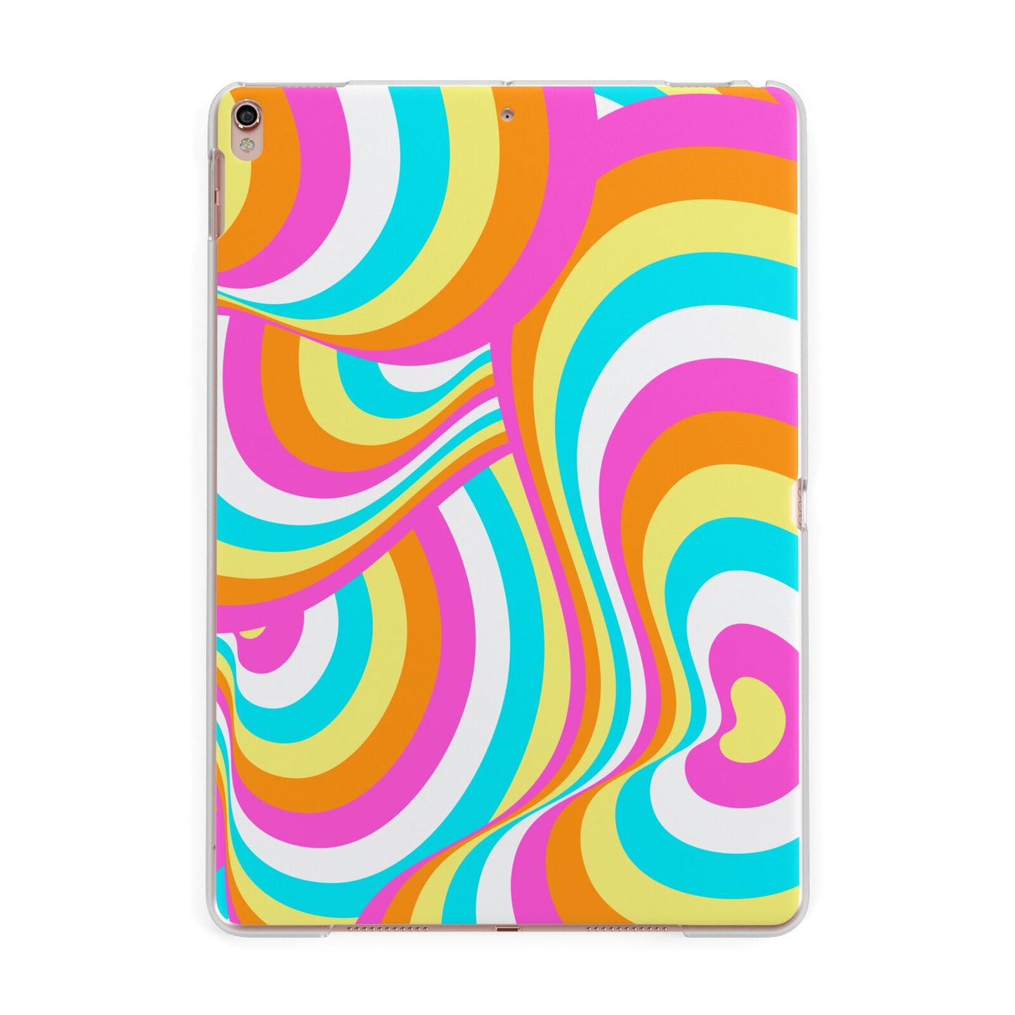 Seventies Abstract Apple iPad Rose Gold Case