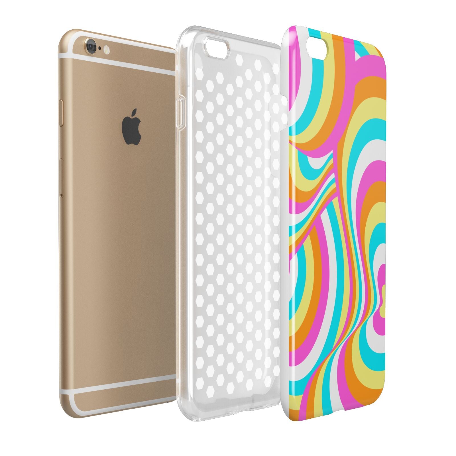 Seventies Abstract Apple iPhone 6 Plus 3D Tough Case Expand Detail Image